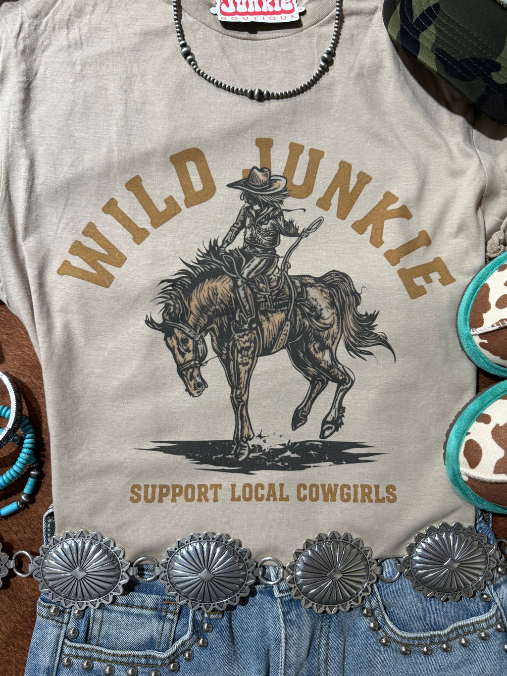 Support local Cowgirl Graphic Tee